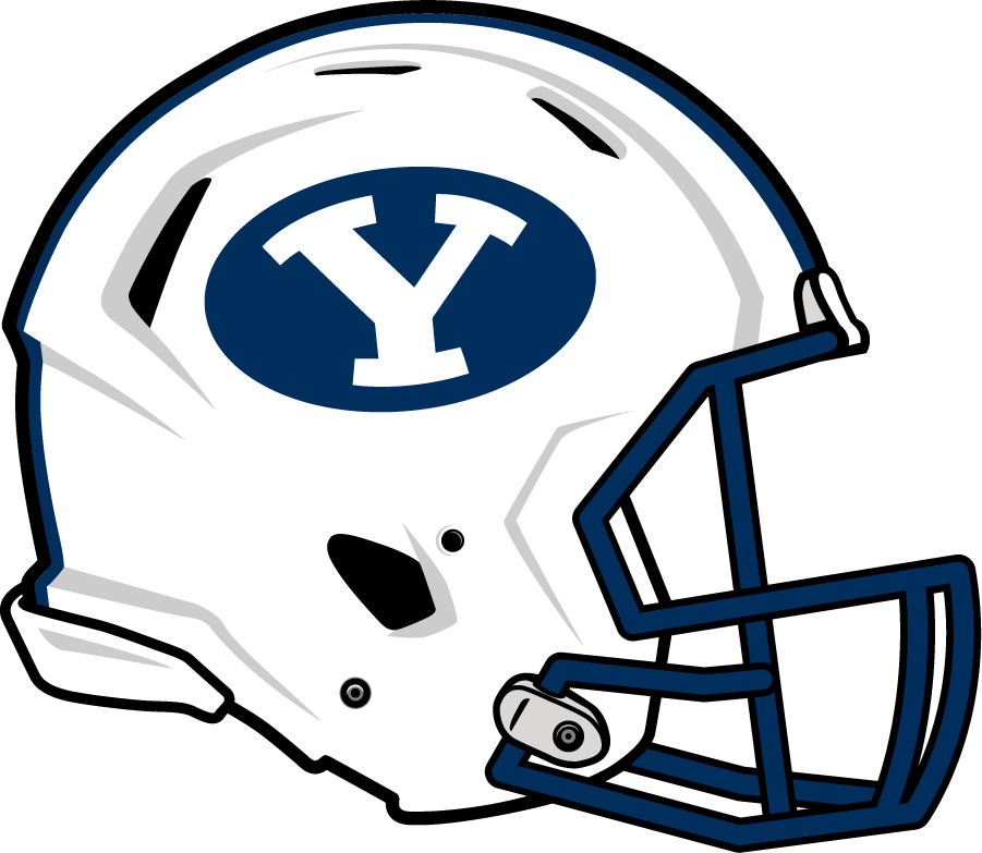 Brigham Young Cougars 2015-Pres Helmet Logo diy DTF decal sticker